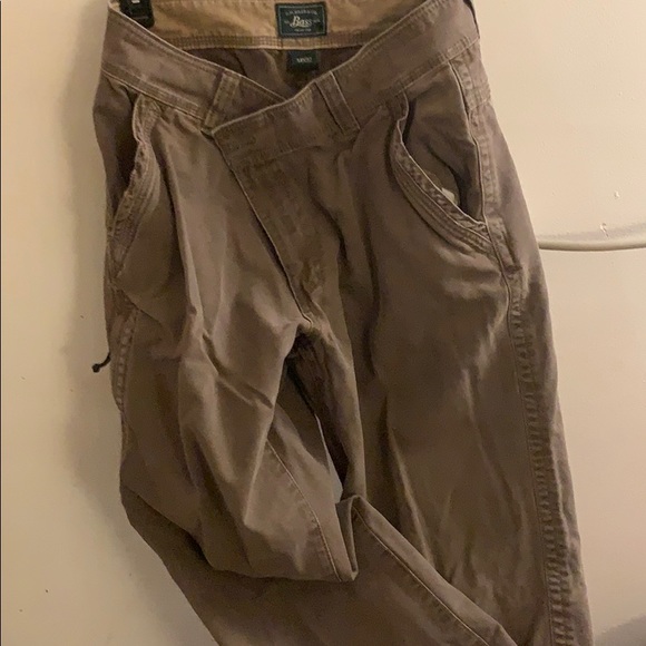 G.H. Bass&Co Taupe Work Pants - Picture 1 of 4